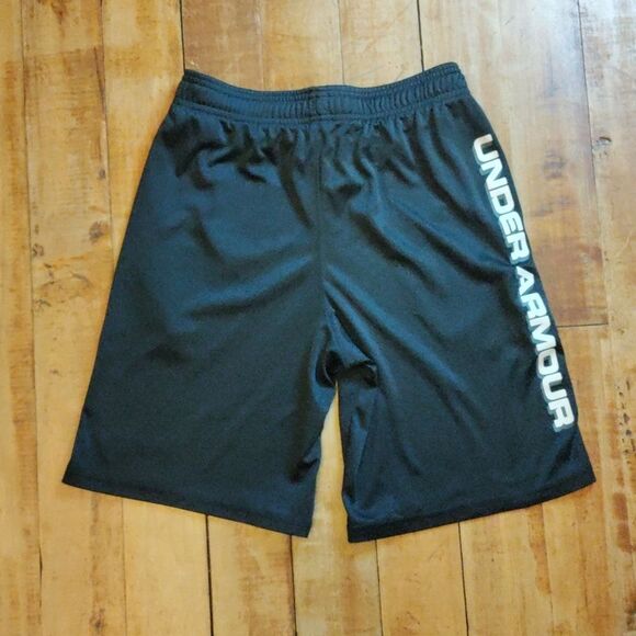 Under Armour Black Athletic Shorts Youth large Athesiure Summer - Picture 6 of 9